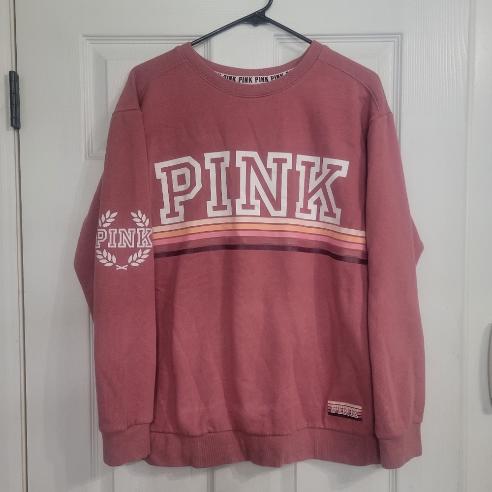 Vs Pink Sweatshirt Size S